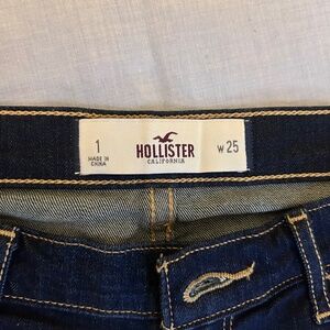 Hollister Dark Blue Jean Shorts